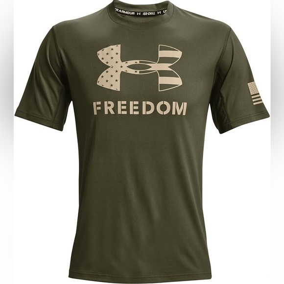 Under Armour Other - Under Armour Men's New Freedom Iso-chill Short Sleeve T-Shirt Size Large